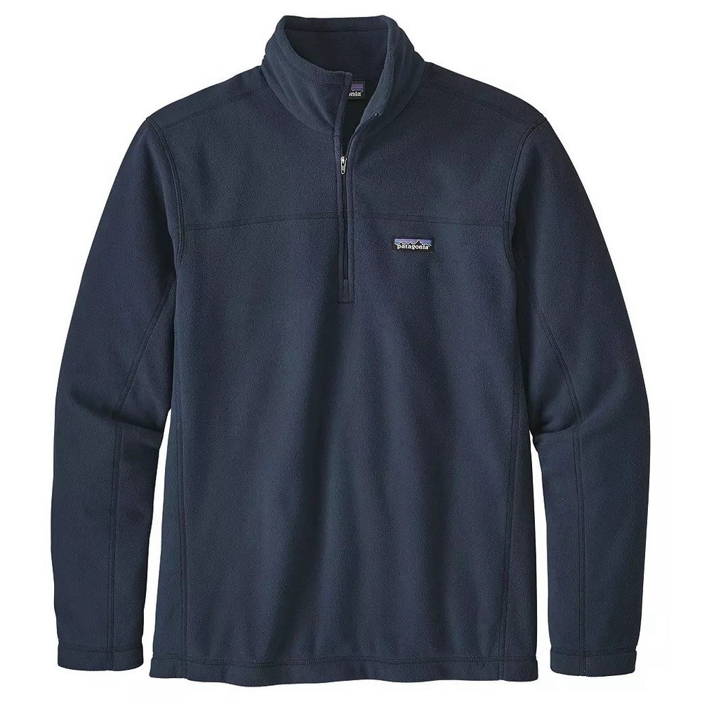 Patagonia Micro D 1/4 Zip Fleece Pullover Men's 2XL Navy Gorpcore Camping EUC